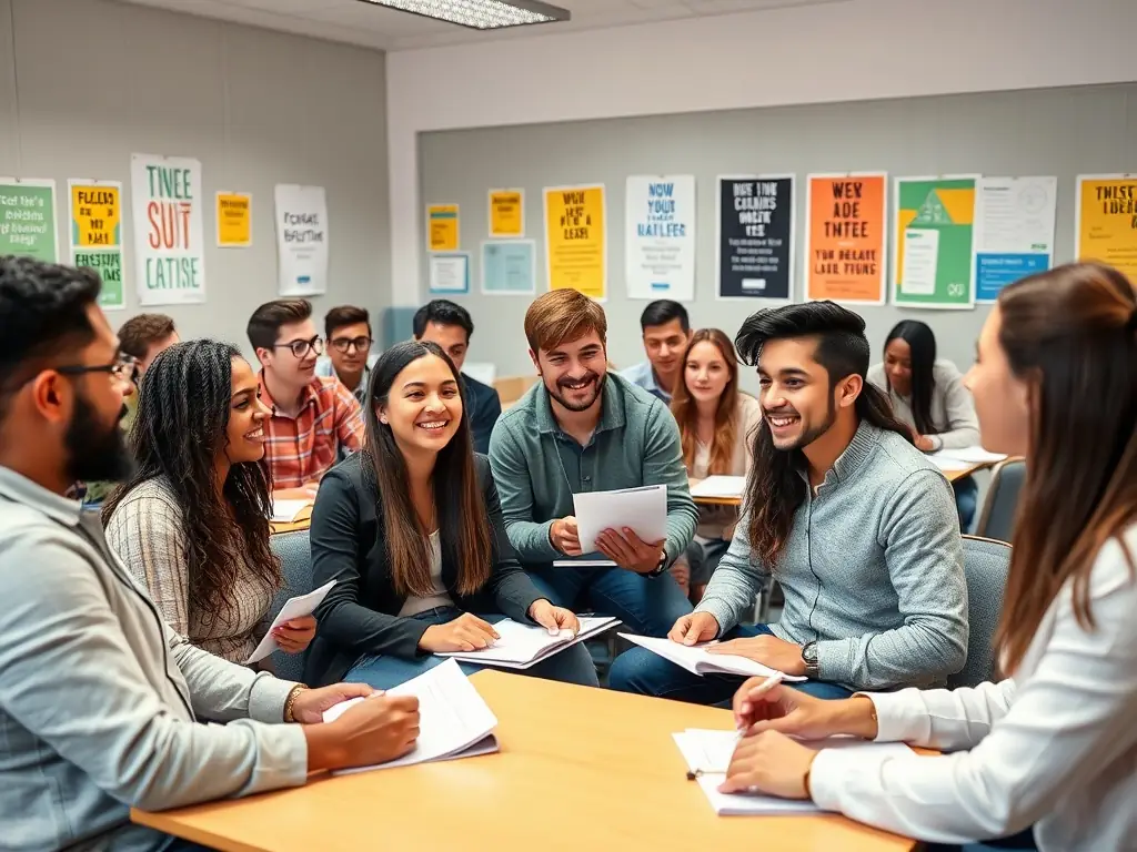 An inspiring image of young people participating in a leadership training session at MJCVP, demonstrating teamwork and skill-building activities.